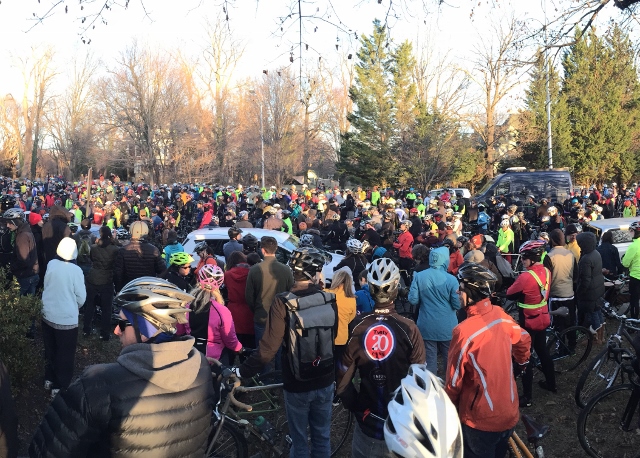 Memorial rally for Tom Palermo