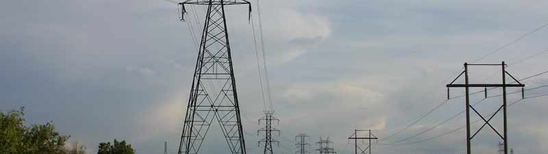 Trail along Platte River close to major power lines in Adams County north of Denver, CO; photo by Stuart Macdonald, May 26, 2007