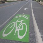 Green bike lanes in Williamsport